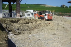 Piccoli lavori di movimento terra.