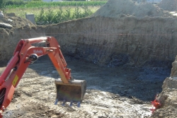 Piccoli lavori di movimento terra.